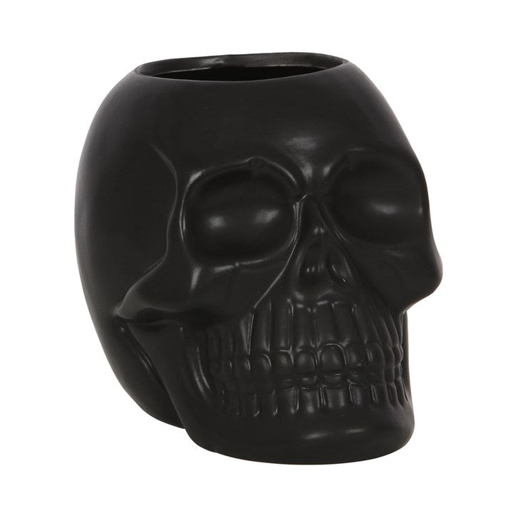 Gothic Gifts Black Skull Toothbrush Holder