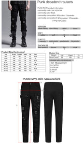 Punk Rave Mens Odin Trousers - Kate's Clothing