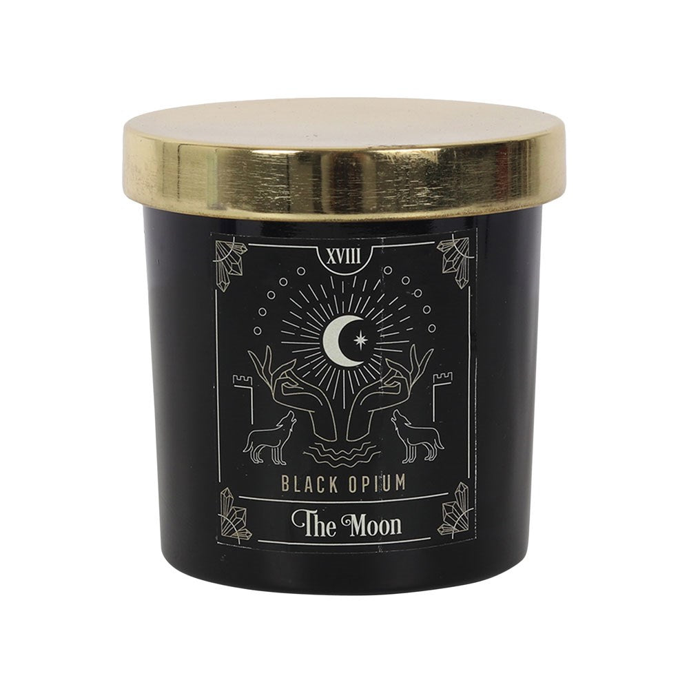 Gothic Gifts The Moon Black Opium Tarot Candle