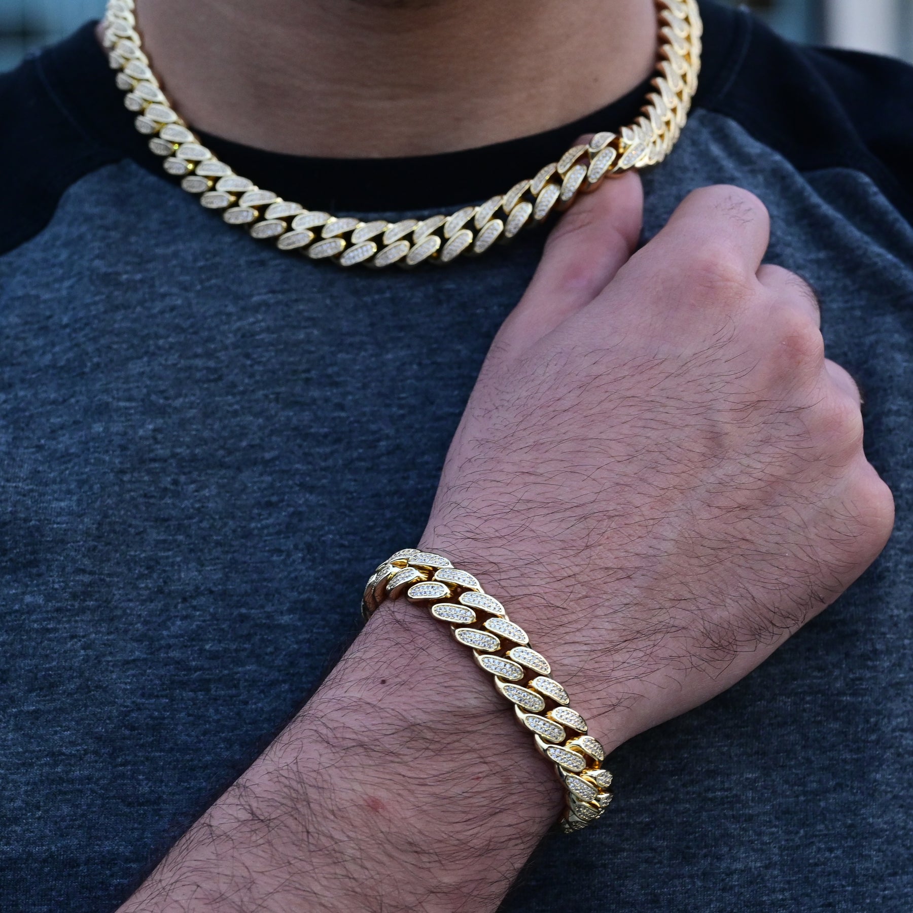 diamond miami cuban link bracelet