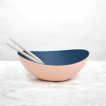 Fable New York Inside Out Bamboo Salad Bowl Set with Servers on Food52