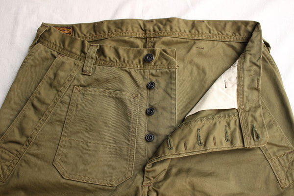 FREEWHEELERS / DECK WORKER TROUSERS (#2022009,OLIVE) – McFly