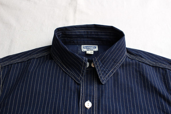 FREEWHEELERS / THE IRONALL LONG SLEEVE WORK SHIRT (#2023002,INDIGO WAB ...