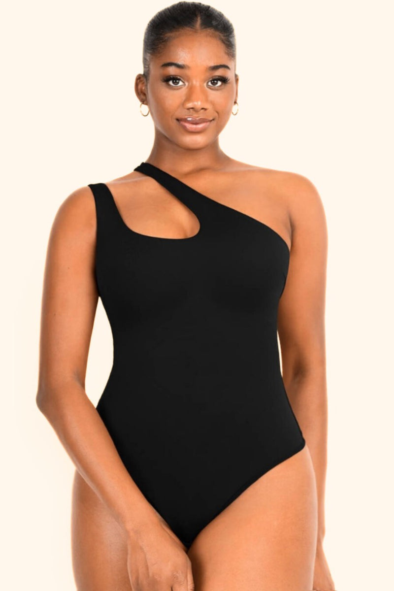 Yummie Women's Ruby Cotton Seamless Shaping Full Back Bodysuit, Black,  2X/3X at  Women's Clothing store