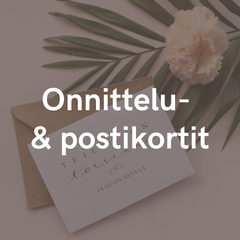 Onnittelukortit ja postikortit