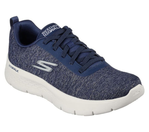 SKECHERS Performance Go Walk Women's Shoes Sz. 7 Dark Blue & White Running