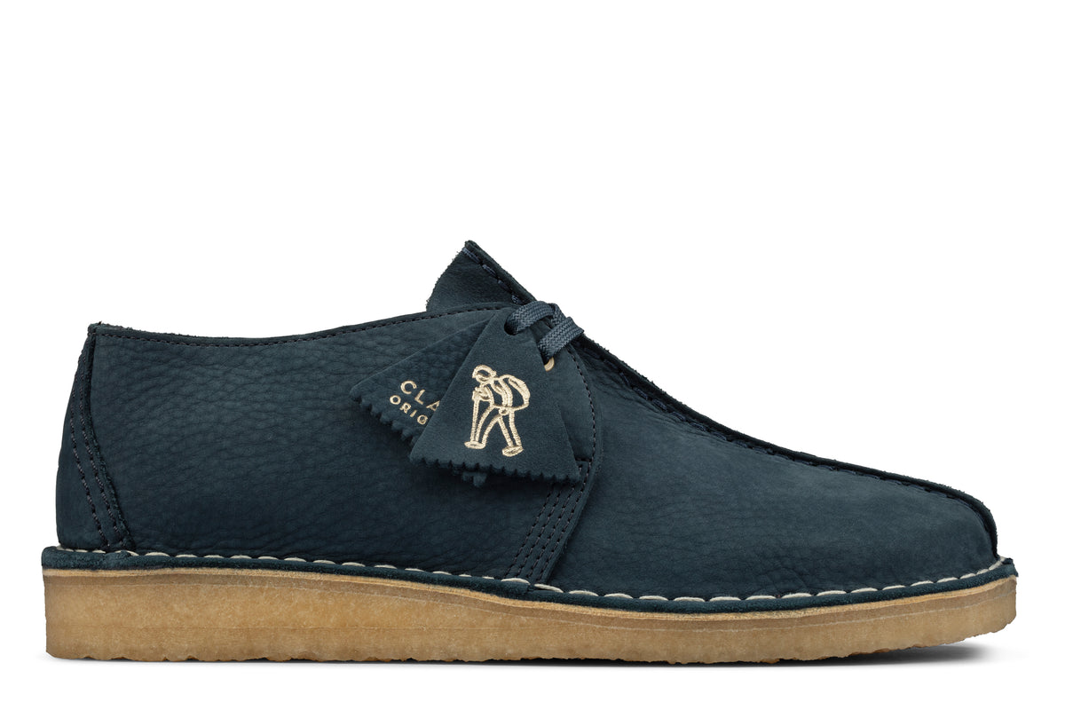 Clarks Original Desert Trek - Blue Nubuck Made in Vietnam – Shoes 4 You