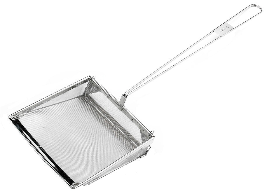 Mesh Square Skimmer Stainless Steel Chef Set