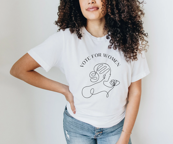 Feminist Tees- Vote For Women