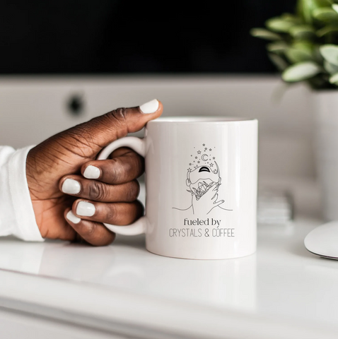 Fueled by Crystals and Coffee Mug | Moon Collection 2022 SheMugs