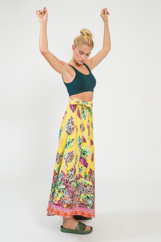 Decotropic Wrap Maxi Skirt - Wrap Maxi Skirts - MODE Revolution -Sustainable Fashion