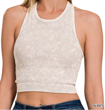 Cami Padded Crop Tank