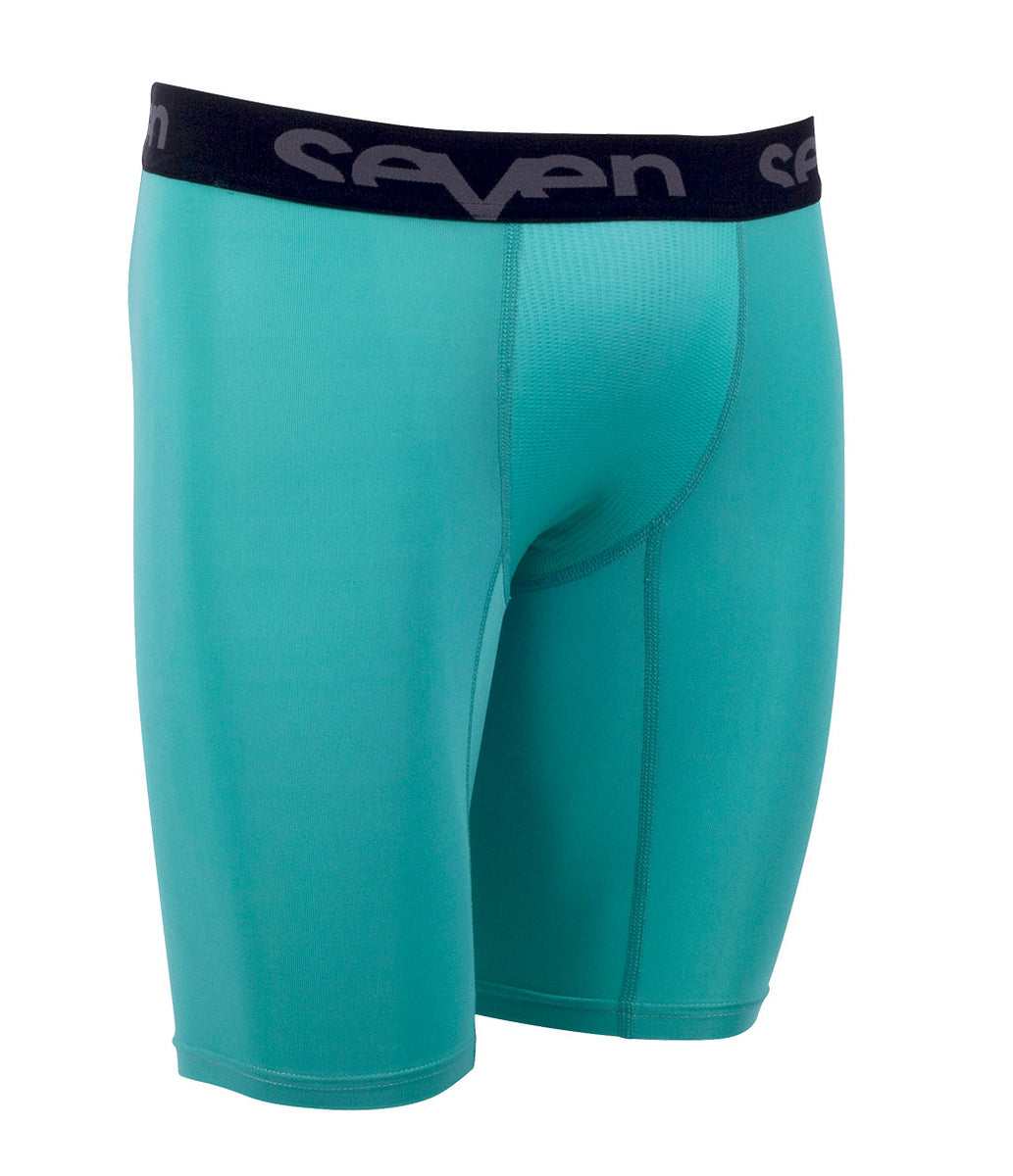 Zero Compression Short - Black/Aqua – Seven MX