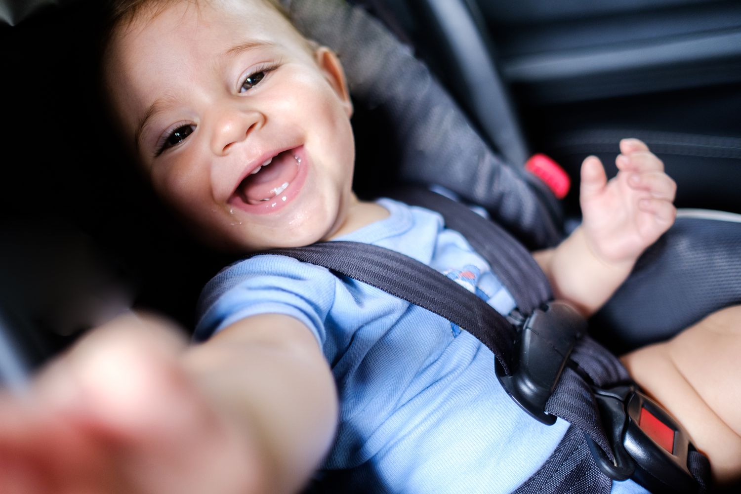 Baby in car seat