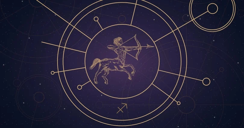 Sagittarius half horse half archer