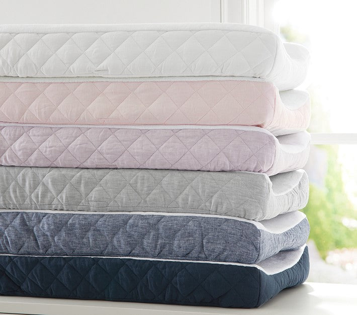 Stack of changing pad covers