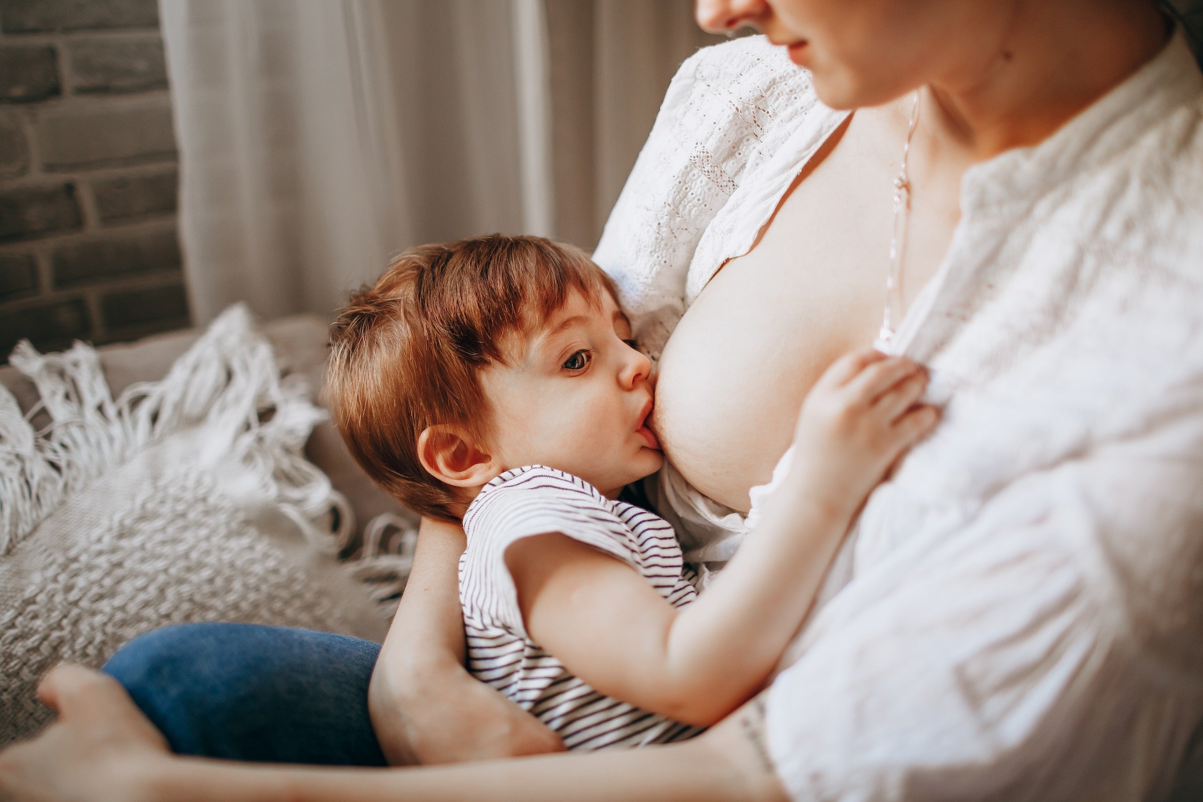 baby being breastfed