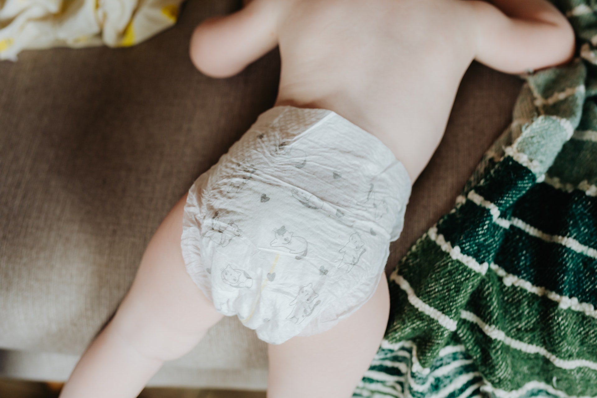 Baby in diaper