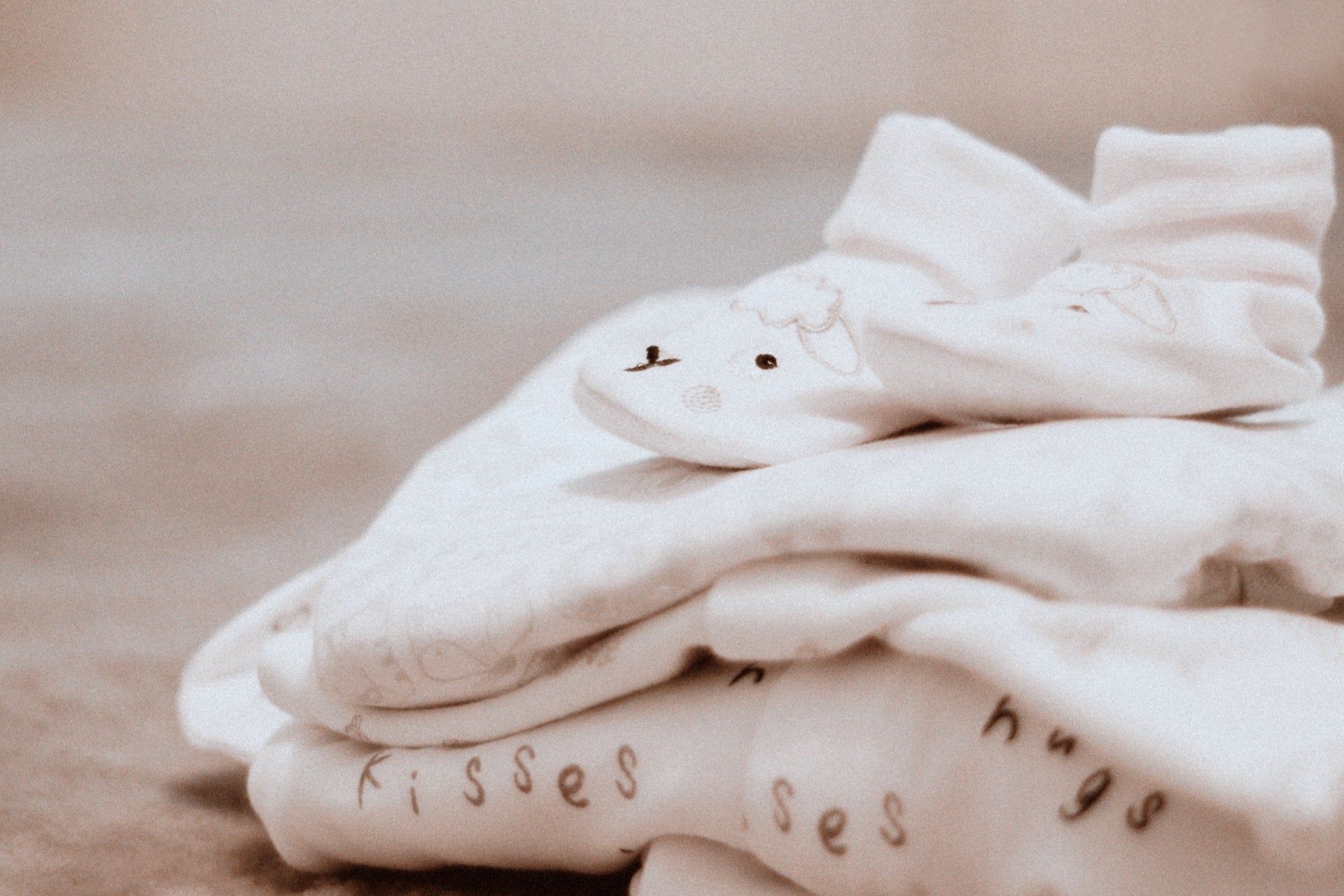 white baby clothes