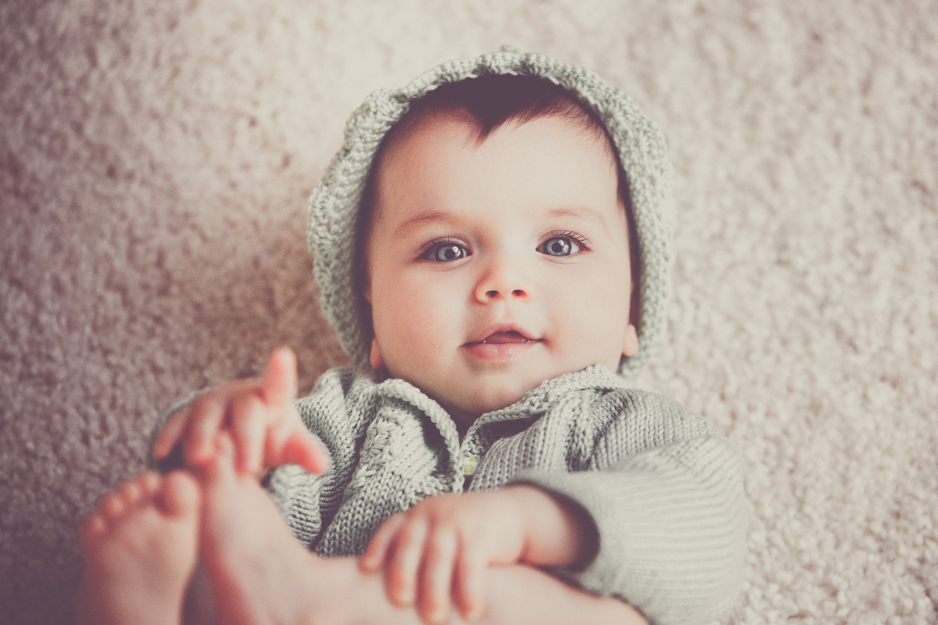 baby in winter clothes