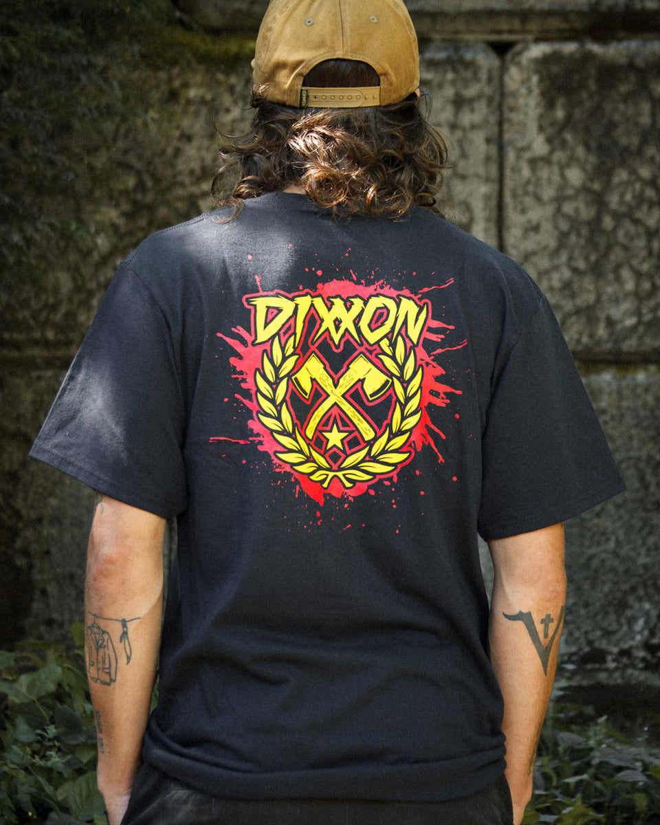 HATCHET CREST T-SHIRT BLACK - MENS#R#– Dixxon Canada