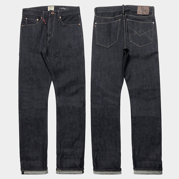 Bzen M.1250 Mens Heritage Classic Fit Japanese Selvage Denim- Raw Indigo –  Miner49er.Shop