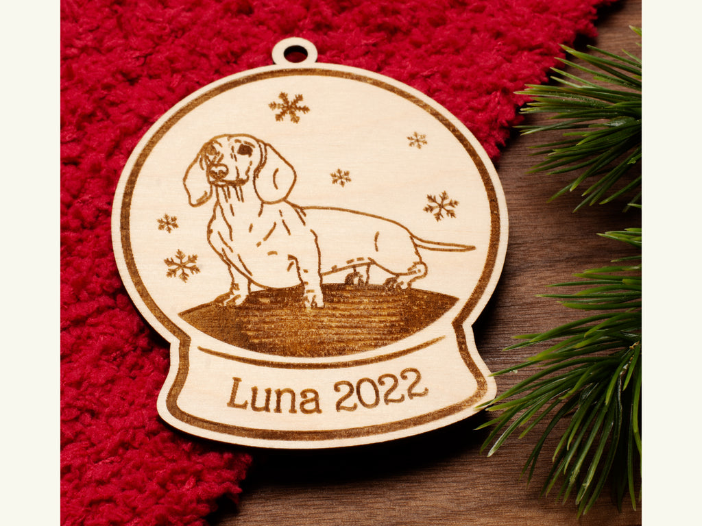 German Shepherd Dog Malinois Snowglobe Christmas Ornament – Cades and Birch