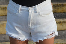 Load image into Gallery viewer, Everyday White Denim Shorts