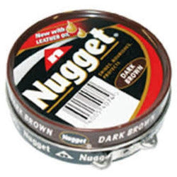 Nugget Shoe Polish Dark Brown 1 x 40g 