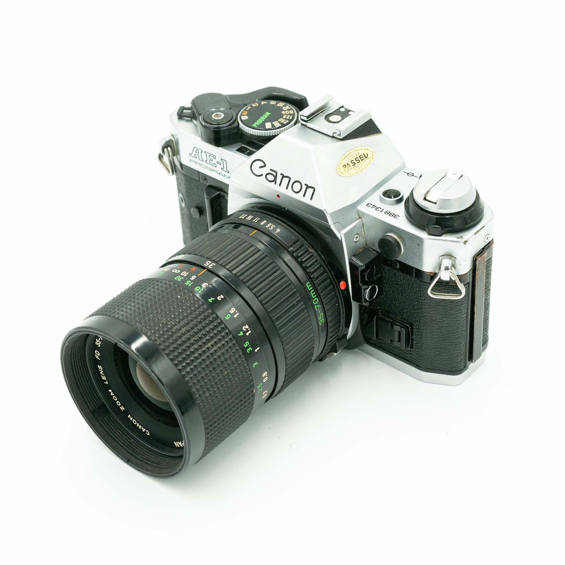Canon AE-1 PROGRAM FD 35-70 f4 付き - フィルムカメラ