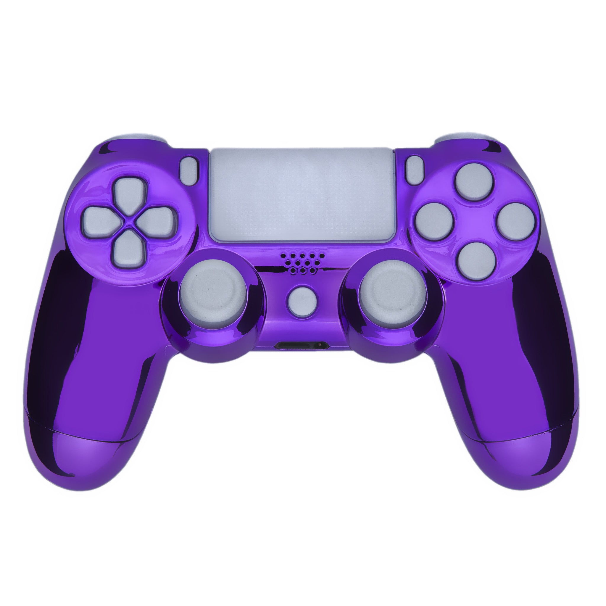 white and purple ps4 controller