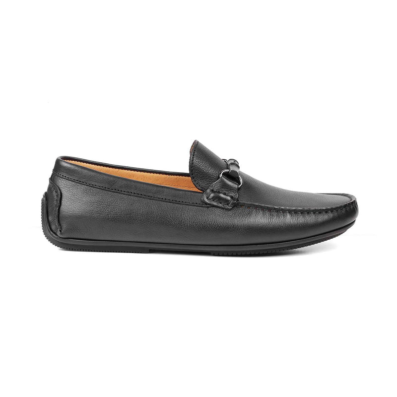 driving loafers with buckle detail Tresmode