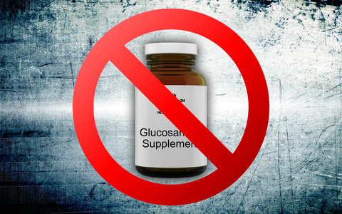 Don't give glucosamine intended for humans to your dog.