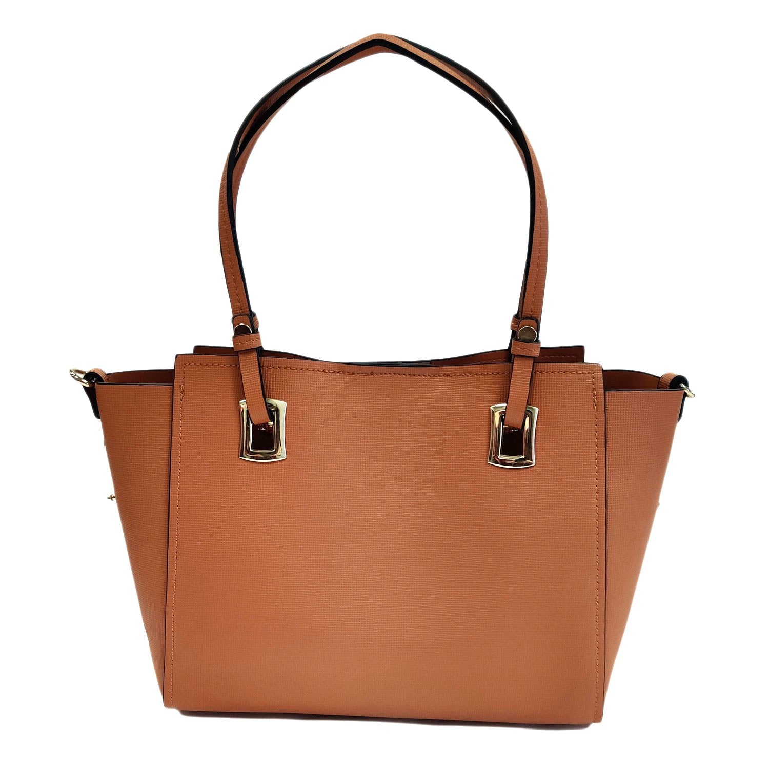 Vibrant Camel Two In One Tote Satchel Bag