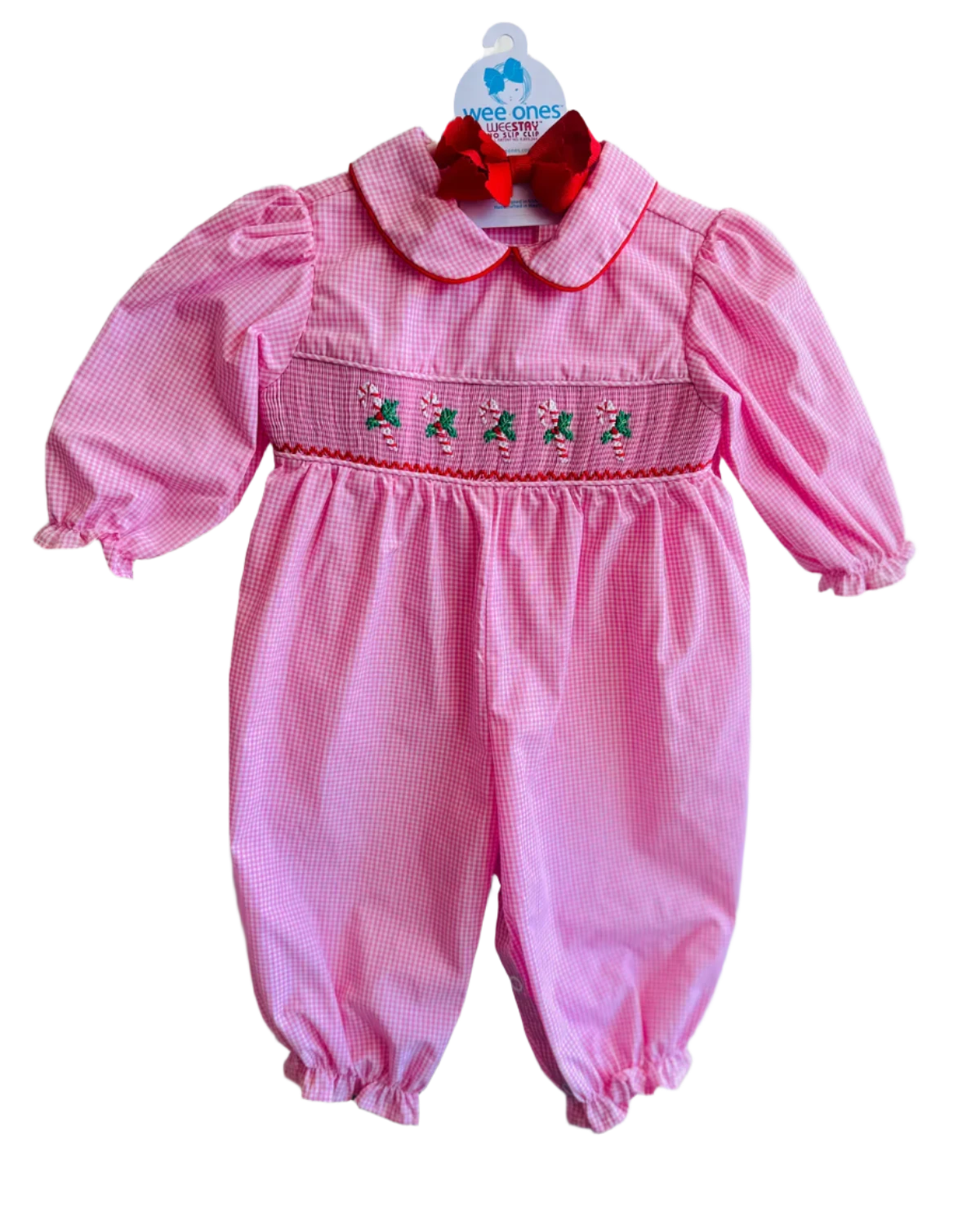 Candy Cane Mistletoe Audrey Romper