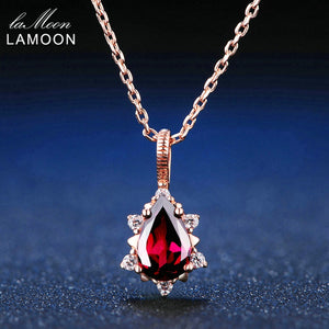 garnet gemstone pendant