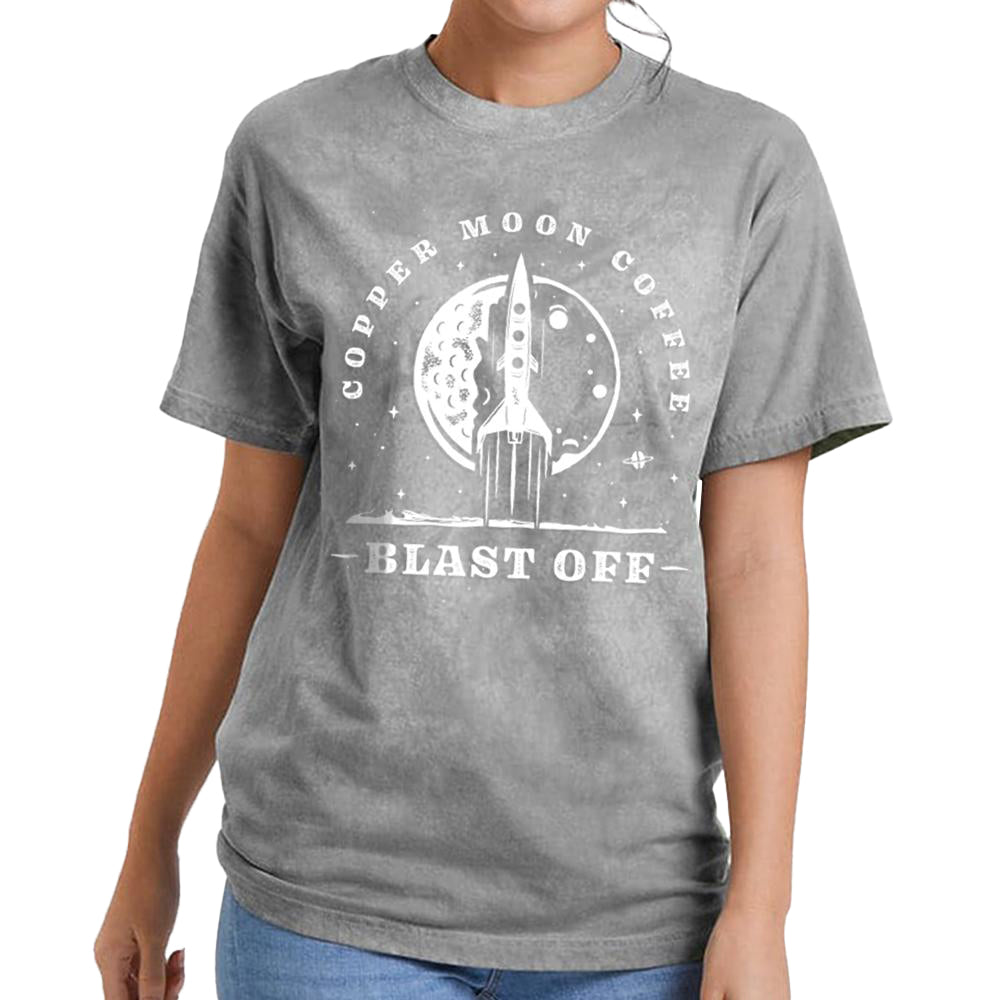 Blast Off Cosmic Color T-Shirt - Copper Moon Coffee product image