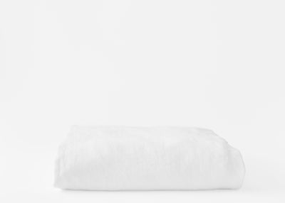 hemp duvet cover in white