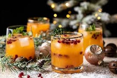 Holly Jolly Christmas Citrus Cocktail