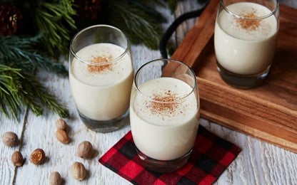 Eggnog drinks for christmas