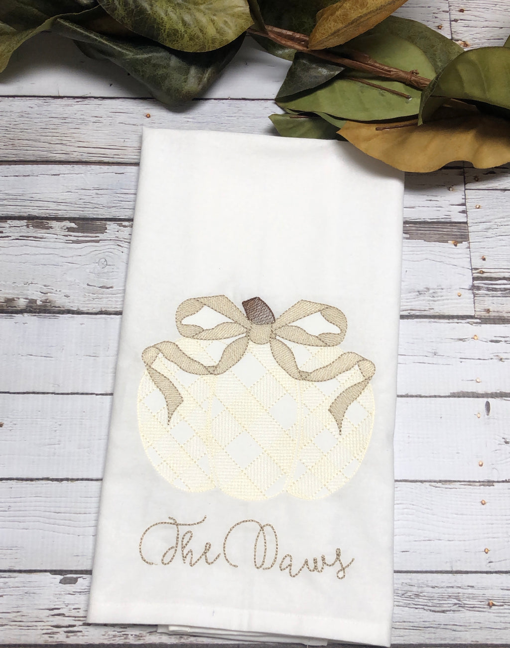 Custom Embroidered Fall Kitchen Towels – Threads of Identity LLC