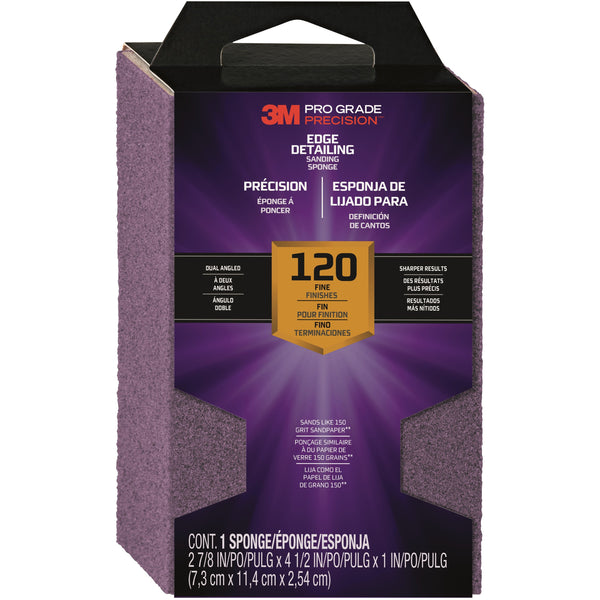 3M Pro Grade Precision Drywall Dust Channeling Sanding Sponge