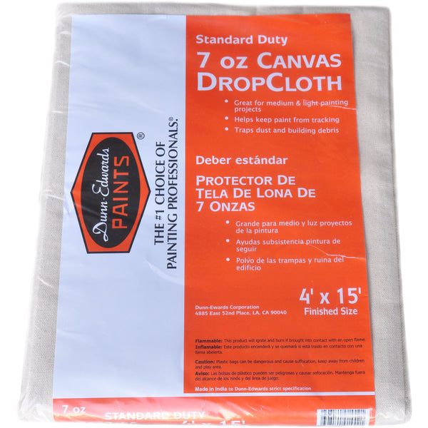 Grey White Canvas Drop Cloth 9x12feet For Painting Painters Drop Cloth Paint  Tar