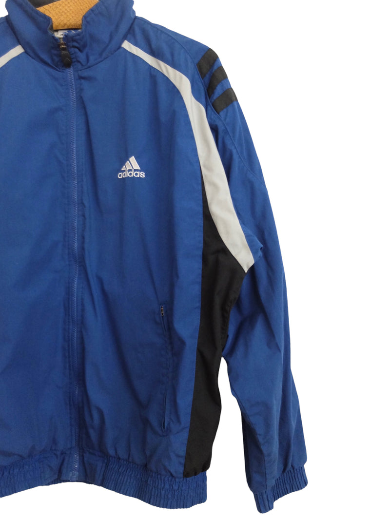 valor amenaza contenido Vintage 90s Y2K Adidas Sports Streetwear Athletic Logo Dark Blue & Bla –  Thee Cultivator