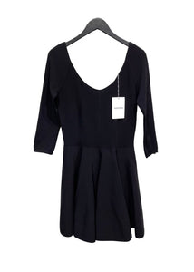 Mid-length dress Louis Vuitton Black size 36 FR in Cotton - 38394334