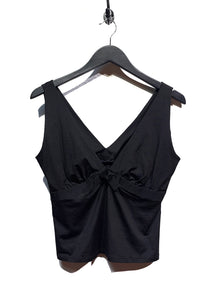 Prada Black Gathered Silk Tank Top – Boutique LUC.S