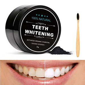 professional teeth whitening kit with activated charcoal