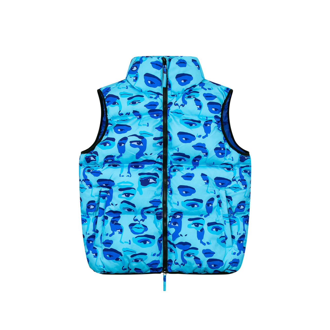 Buy KidSuper Kissing Puffer 'Blue' - AW23 OW 01 BLUE