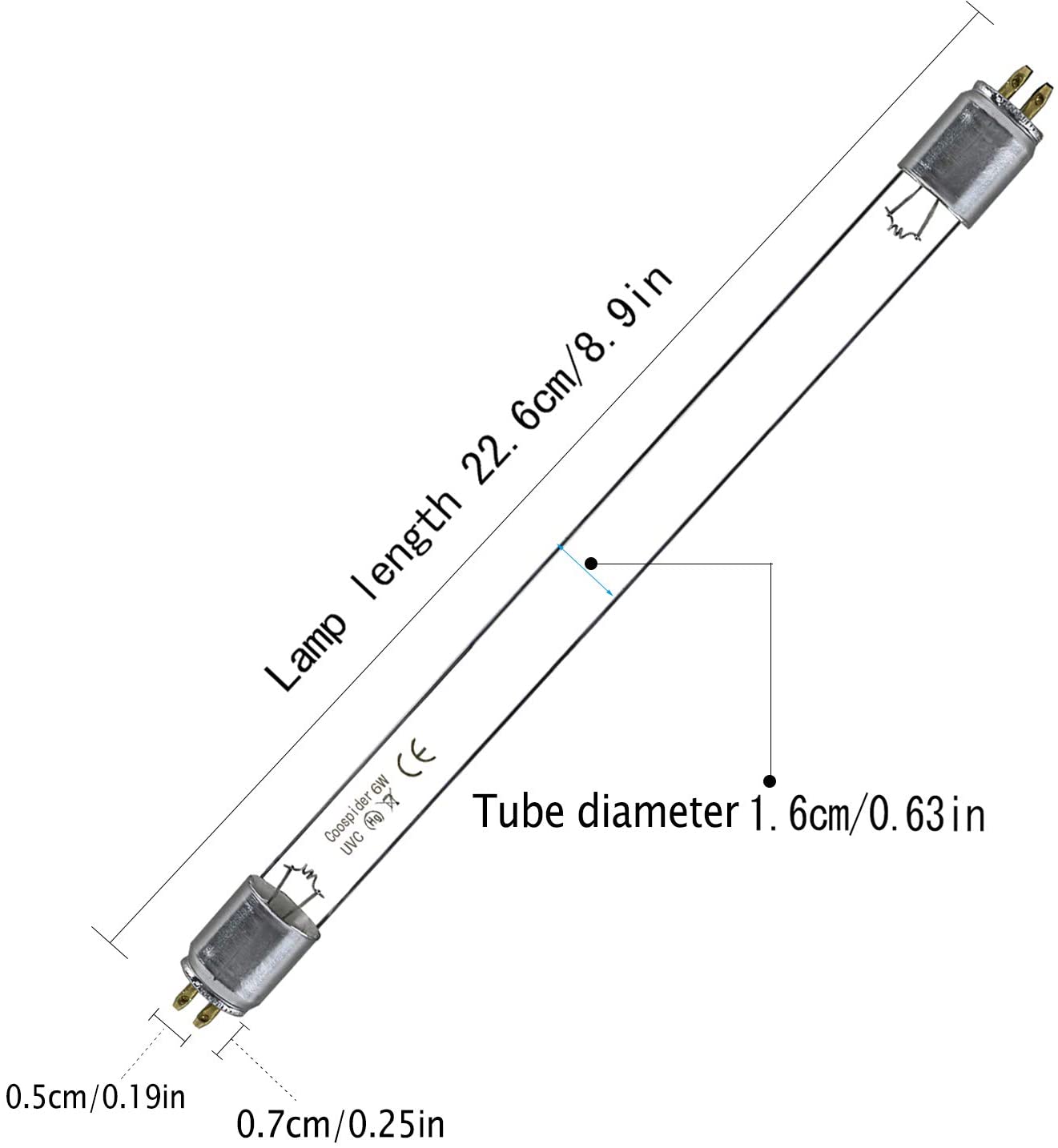 t5 uvc bulb