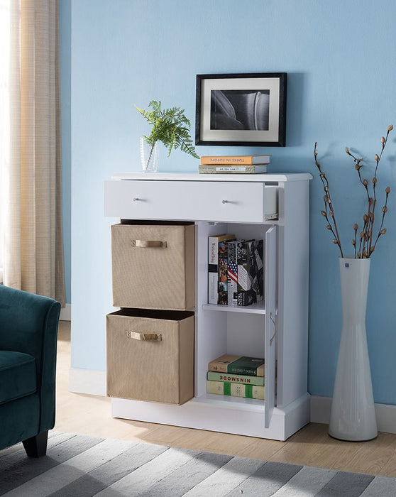 White Laminate Wood Shoe Storage Cabinet 171975 Polypoof Furniture